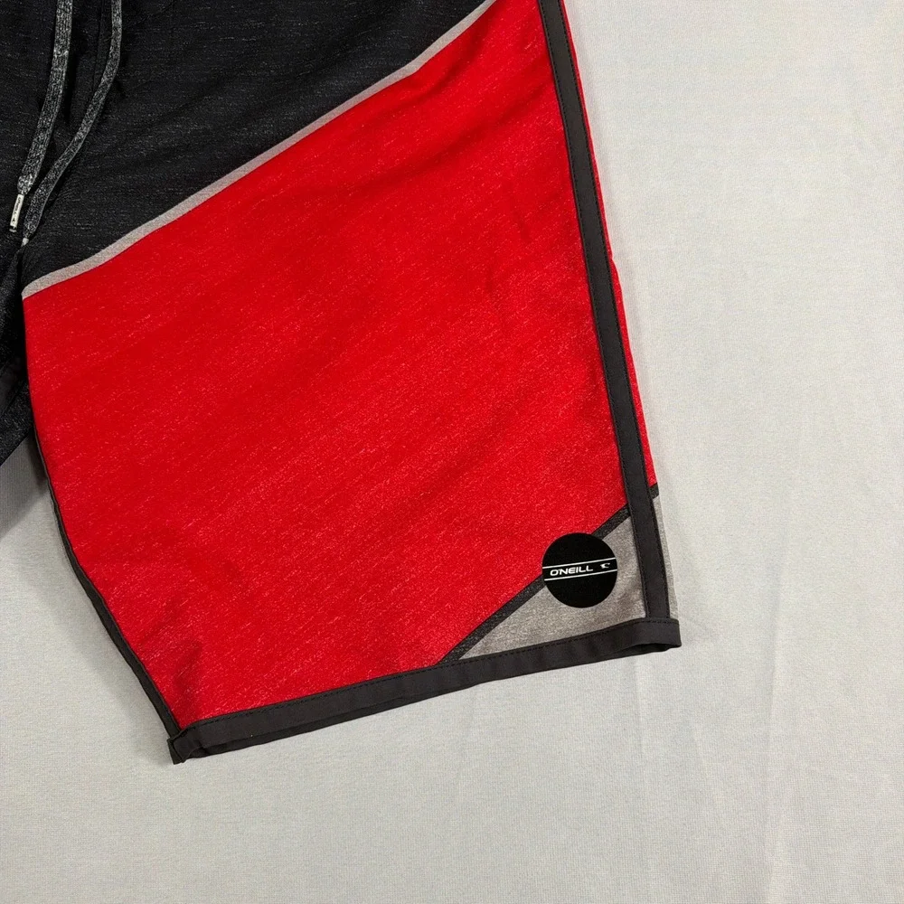 O'Neill Boardshorts‎ Hyperfreak Stretch Colorblock Swim Trunks Men Size 36